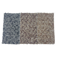Tissu fantaisie en laine/polyester jacquard tissé brossé à chevrons pour vêtements, vente en gros, fabricant de tissus 3787