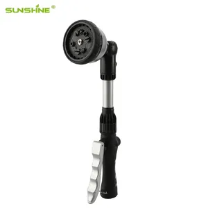 SUNSHINE high quality 10 functional garden tools front trigger spray nozzle trigger hose trigger sprayer nozzles