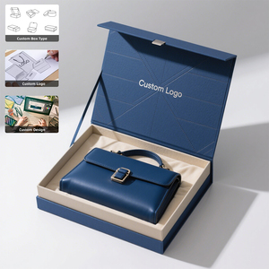 Caja de Regalo Rígida Personalizada de Alta Calidad para Bolsos, Diseño de Lujo, Empaque Rígido Magnético para Accesorios de Moda - Product Image 1