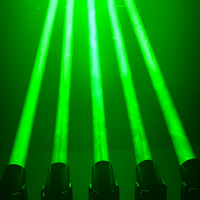 600W 5-in-1 LED Moving Head Bühnenlicht 18 Prismen 8 Gobos 8-Farbenrad DMX512-Steuerung IP33 Eisen Dimmbar