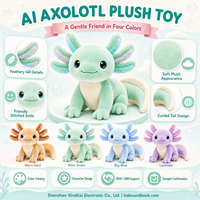 Jouet en peluche doux personnalisé XDT ODM AI, rembourré en coton PP, taille réglable 11-30 cm, unisexe, anti-stress, cadeau de fête