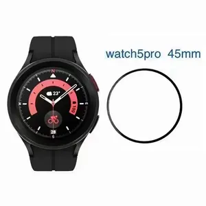 Klasik 40 44m 45mm çizilmeye dayanıklı izle Samsung Galaxy Watch5 Pro için yumuşak Pmma ekran koruyucu Film