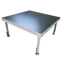 Solución Profesional de Iluminación para Escenarios, Estructura de Aluminio para Escenarios, Plataforma Portátil de Madera Contrachapada para Eventos