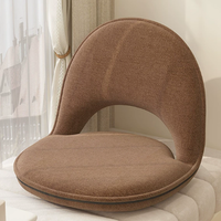 Chaise de stade ronde portable Hangrui en coton et lin, structure en acier, capacité de 120 kg, siège rembourré pour événements sportifs