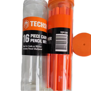 <span class=keywords><strong>Crayon</strong></span> <span class=keywords><strong>de</strong></span> menuisier <span class=keywords><strong>de</strong></span> haute qualité, équipé d'un <span class=keywords><strong>taille</strong></span>-<span class=keywords><strong>crayon</strong></span>, utilisé par les constructeurs pour la construction <span class=keywords><strong>de</strong></span> crayons <span class=keywords><strong>de</strong></span> menuisier plats - Product Image 1
