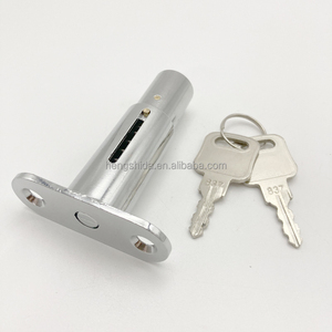 Vente chaude accessoires de <span class=keywords><strong>meubles</strong></span> de bureau type serrure supérieure serrure de <span class=keywords><strong>meubles</strong></span> en alliage de zinc serrure de tiroir poussoir - Product Image 4