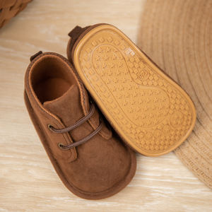 Chaussures pour tout-petits garçons à semelle souple en caoutchouc, <span class=keywords><strong>bottes</strong></span> en faux daim pour bébés filles et garçons, <span class=keywords><strong>bottes</strong></span> d'hiver pour bébés, chaussures d'hiver pour bébés - Product Image 5