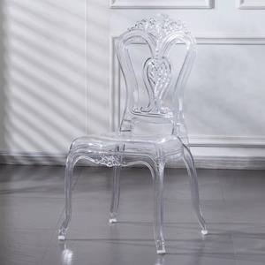 Chaise de restaurant moderne en acrylique transparent, style ferme, pour extérieur, bar, hôtel, auditorium, durable - Product Image 6