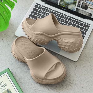 Women's <b>Platform</b> Sandals <b>Open</b> <b>Toe</b> EVA Anti Slip 7cm <b>Heel</b> Summer Beach Slides for Adults - Product Image 2