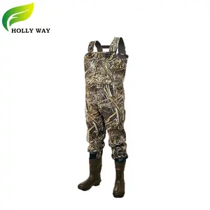 Custom Made Bootfoot Neoprene Dada Wader dengan Insulatiion