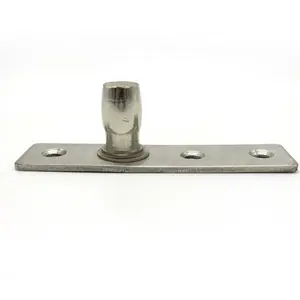 SK-087 Universal Top or Bottom Glass Door Patch Fittings 304 SS Zinc Alloy Glass Hardware Door Clamp Fitting