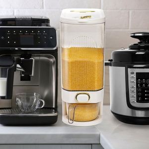 Nouveau Distributeur de Riz en Plastique Écologique de 11,5 kg, Sûr pour les Aliments, Anti-Insectes, Anti-Humidité, Anti-Poussière, Sans Besoin de Presser - Product Image 4