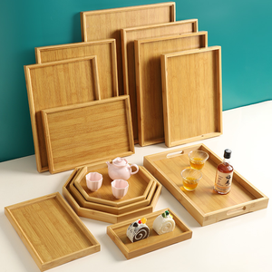 Hiện Đại Thân Thiện Với Môi Tre Hình Chữ Nhật Khay Đặt Đánh Bóng Rim Tấm Món Ăn Phục Vụ Cho Trái Cây Bánh Mì Salad Đám Cưới Ăn Uống Những Dịp - Product Image 6