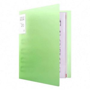 20-Pocket <b>Portfolio</b> <b>Folder</b> Binder with Plastic Sleeves Presentation Book Sheet Protectors for Document Storage - Product Image 1