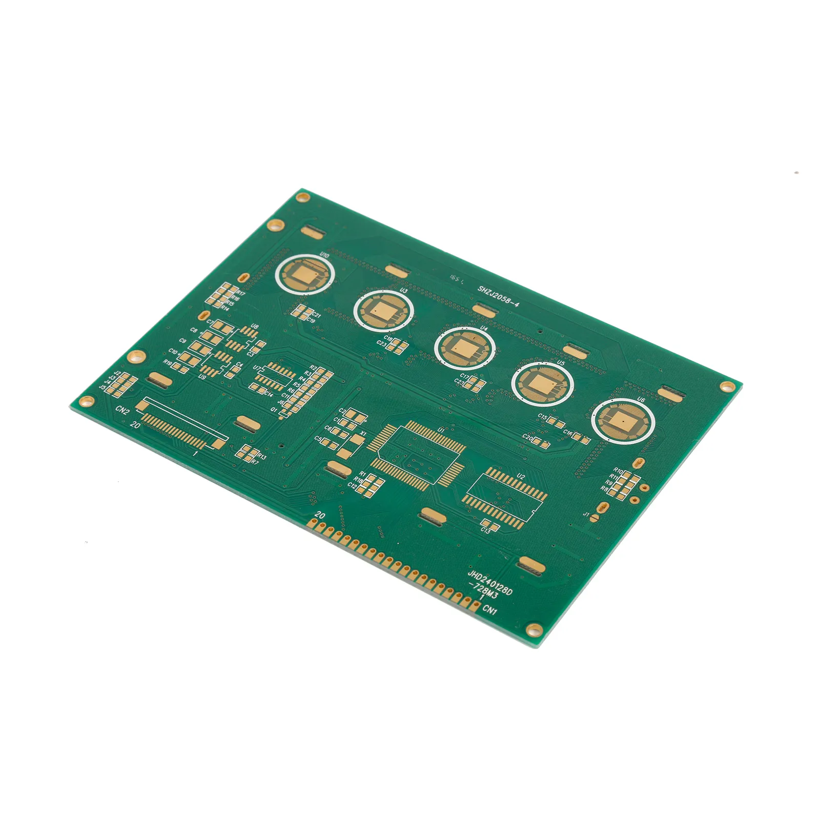 Papan sirkuit 2-6 lapis Motherboard kontrol industri permukaan terang OEM ODM grosir harga pabrik PCB FPC kaku kustom