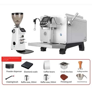 ชุดเครื่องชงกาแฟเอสเพรสโซ่พร้อมส่งด่วน รุ่น <span class=keywords><strong>KAFFA</strong></span> รุ่นที่ 2 และเครื่องบดกาแฟ GALILEO 1 หัวชง พร้อมตะแกรงกรอง - Product Image 1