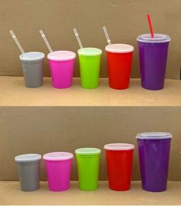 Individuelle Logo 12oz 16oz Stadionbecher, Wiederverwendbare BPA-freie Plastikbecher für Partys - Product Image 3