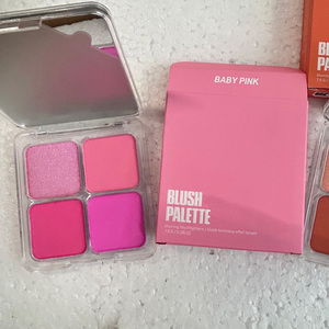 Paleta de Rubor de 4 Colores con Acabado Suave, Mate y Brillante, Pigmentos Mezclables, Aspecto Natural, <span class=keywords><strong>Maquillaje</strong></span> para Mejillas, Marca Privada, Logotipo Personalizado, Venta al Por Mayor - Product Image 4