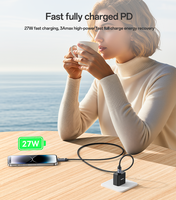 Câble de données Yesido PD27W à charge rapide Type-C vers IP 1,2 m, fil tressé, affichage numérique OLED, CA201