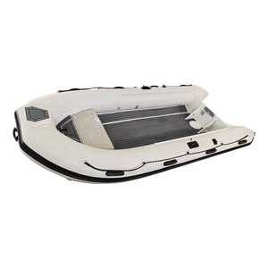 Bateau gonflable en PVC/Hypalon, 14 pieds, <span class=keywords><strong>420</strong></span>, coque en V profond, <span class=keywords><strong>Semi</strong></span>-<span class=keywords><strong>rigide</strong></span>, en aluminium, pour la pêche - Product Image 2