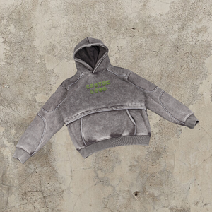 Sudadera con Capucha Gruesa sin Cordones, con Cierre, Personalizable con Logotipo Impreso Digital, de Felpa Francesa, Algodón, Estilo Vintage, Suave, Unisex, al por Mayor - Product Image 1