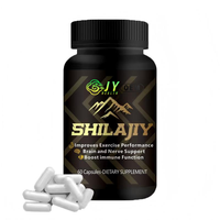 Capsules de Shilajit 85 Plus Minéraux, Boost d'Énergie Naturel, Soutien Cognitif, Santé Immunitaire, Complément Alimentaire OEM