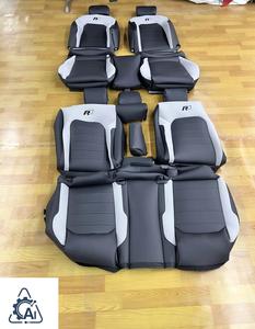 <span class=keywords><strong>Coprisedili</strong></span> in Pelle Premium su Misura per <span class=keywords><strong>Volkswagen</strong></span> <span class=keywords><strong>Polo</strong></span> Hatchback 2015-2025 Set Completo - Product Image 5