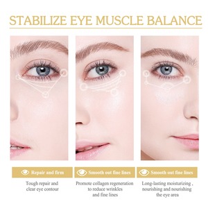 Masque pour les yeux en or hydratant lissant les ridules et réduisant les cernes anti-âge 5 pièces Soins quotidiens des yeux pour tous les types de peau - Product Image 6
