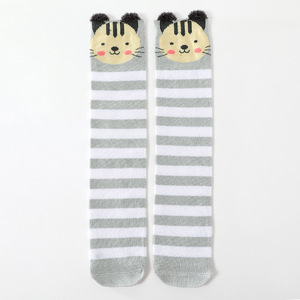 Automne saison filles sous le genou robe chaussettes mignon dessin animé <span class=keywords><strong>renard</strong></span> conception tricoté bébé chaussettes pour le confort - Product Image 6