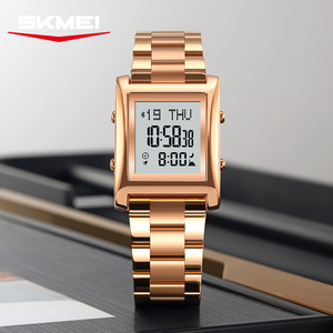 <span class=keywords><strong>Skmei</strong></span>-Montre de poignet multifonction en acier inoxydable pour homme, montre de luxe avec horloge numérique <span class=keywords><strong>Bluetooth</strong></span>, 2591 - Product Image 6