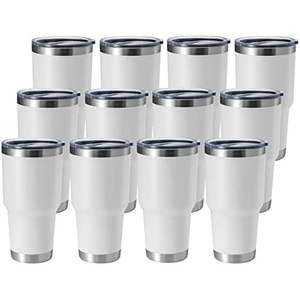 Gobelet à café 30 oz à double isolation 30 oz à double paroi en acier inoxydable 18 8 isolé sous vide avec revêtement en poudre - Product Image 2