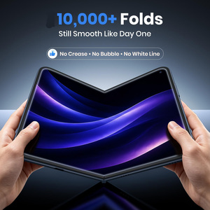 ฟิล์มกันรอยหน้าจอแบบพับได้ TPU สำหรับ iPhone Duo ฟิล์มใส HD แบบนิ่ม ซ่อมแซมตัวเองได้ รองรับการสัมผัส OEM ODM โรงงานรับรอง - Product Image 2