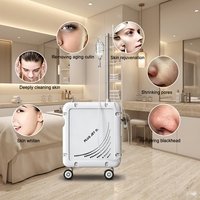 Appareil de soin de la peau à oxygène Jet Peel non invasif, machine à infusion d'essence haute pression, appareil de nettoyage des pores du visage pour salon