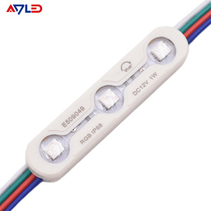Module d'injection Led 12v 3leds 0.72W 1W smd 5050 RGB clignotant chassant module led enseigne led commerciale - Product Image 1