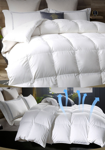 Gans feder quilts hersteller königin/könig größe weiß 100% baumwolle <span class=keywords><strong>patchwork</strong></span> stepp bettdecken - Product Image 2
