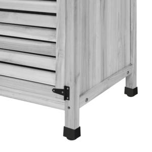 Banc <span class=keywords><strong>de</strong></span> rempotage en bois <span class=keywords><strong>de</strong></span> couleur grise avec crochets à tiroirs pour armoire <span class=keywords><strong>de</strong></span> rangement et étagère ouverte pour poste <span class=keywords><strong>de</strong></span> travail <span class=keywords><strong>de</strong></span> jardin - Product Image 6