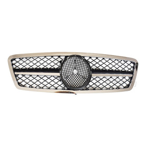 Mercedes-Benz Car Grille W203 Chrome Trim Front Bumper ABS Plastic Retrofit Upgrade - Product Image 1