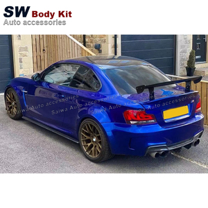 Diffusore posteriore stile RZ in fibra di carbonio per <span class=keywords><strong>BMW</strong></span> serie <span class=keywords><strong>1</strong></span> 1M E82 E88 <span class=keywords><strong>Coupe</strong></span> 2010-2013 Kit diffusore paraurti posteriore Retrofit - Product Image 2