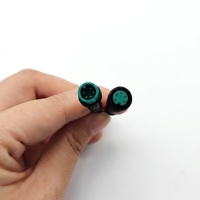 Connecteur étanche en cuivre IP65 Mini M8 5 broches mâle-femelle 5A pour éclairage LED et vélo électrique