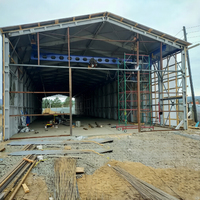 Estructura de Acero Soldada Moderna de Alta Calidad, Material de Construcción con Soluciones Totales para Proyectos