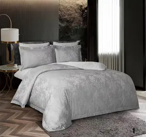 2022 new arrive jacquard designs polyester microfiber duvet cover bedding sets quilt cover sets for retailers