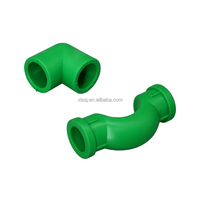 Vente en gros de matériaux de plomberie Raccords de tuyauterie en plastique PPR 20-32mm Vanne à vanne chromée dissimulée Raccords de tuyauterie en PPR Vanne d'arrêt
