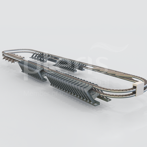 Pteris Cirkelvormige Dwarsband Sorteerder Roestvrijstalen Frame Instelbare Snelheidscontrole Antibacteriële Functies Voor Magazijnlogistiek - Product Image 3