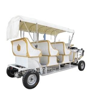 Carruaje de caballos turístico blanco personalizado modelo eléctrico chino económico - Product Image 4