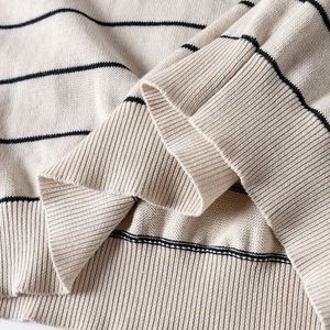 TAOP&ZA 2026 Nuovo Arrivo Estivo Maglione da <span class=keywords><strong>Uomo</strong></span> a Collo Alto Versatile a Maniche Corte in Maglia a Costine a Righe Vestibilità <span class=keywords><strong>Slim</strong></span> 3284419 - Product Image 6