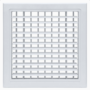 250B Grille d'aération double à double déflection réglable en ABS, double couche, pour système de ventilation d'air frais CVC - Product Image 1