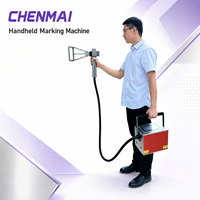 Marqueur laser à fibre haute précision et haute vitesse Shandong Chenmai, commande numérique portable pour la gravure sur pierre et métal