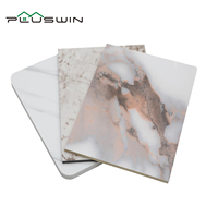 PLATEAU EN MOUSSE PLASTIQUE PVC COULEUR MARBRE FEUILLE LAMINÉE PVC