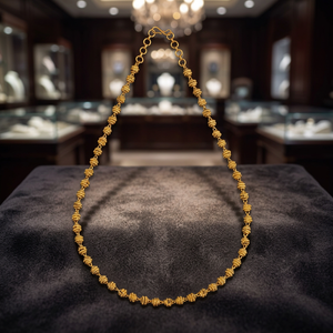 Collier en alliage de cuivre doré antique, motif géométrique tendance avec chiffres, style religieux classique, idéal pour les fêtes - 177837 - Product Image 2