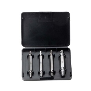 Hss 4341 Spiral Flute Screw Extractor Set 0 1 2 3 4 For Stripped Broken Screws Home Use - Product Image 3